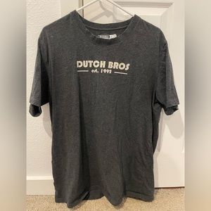 Basic grey dutch bros tee